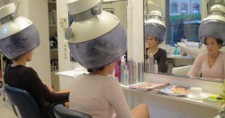 sissyboys enjoying their time under the dryer