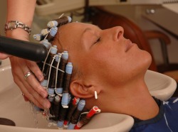 Daniel (now Danielle) doesn&rsquo;t really enjoy this humiliating procedure of a perm in the ladies-salon. But he agreed cause he wants to see the Champions-League-Final on Saturday. 