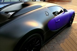 johnny-escobar:  Matte Black/Purple Veyron 