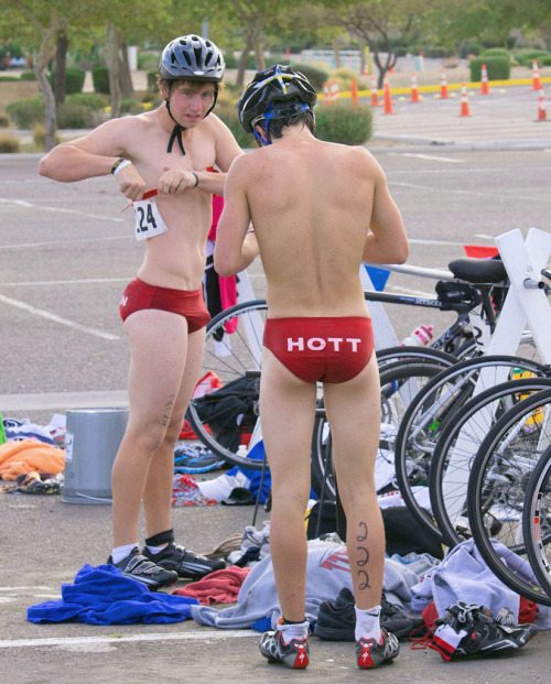 You gotta love triathlons. adult photos