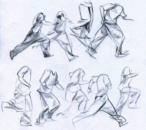 ren-ne-rei: super quick doodles for practice and chillout!  drawn from parkour and tricking videos