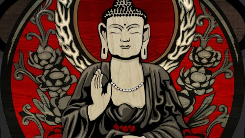 Gautama Buddha WallpaperIllustrated by Garyck Arntzen 1920x1080Download: fc00.deviantart.net/