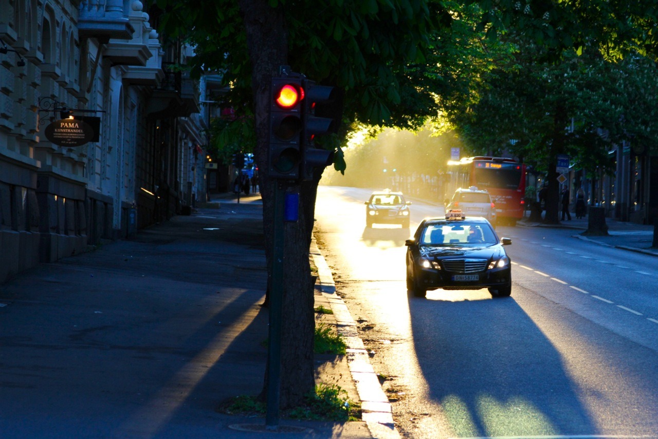 stoplight on bygdøy alle - oslo, noway, may 2012 (photo: alex smith)