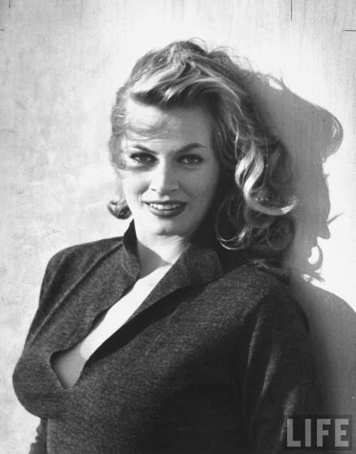 letsgoadulthood:  Alan Grant for LIFE MagazineSwedish movie actress Anita Ekberg.~Los Angeles, Ca., September 1951 