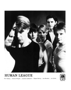 80srecordparty:  Human League Press Photo A&amp;M Records (1981) 