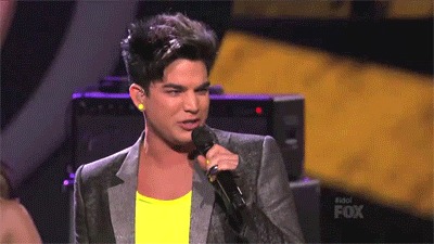 officialonewe:  Adam Lambert performing Never Close Our Eyes on American Idol [x]  He looks so handsome!  I think I’m going to get his new album today :)