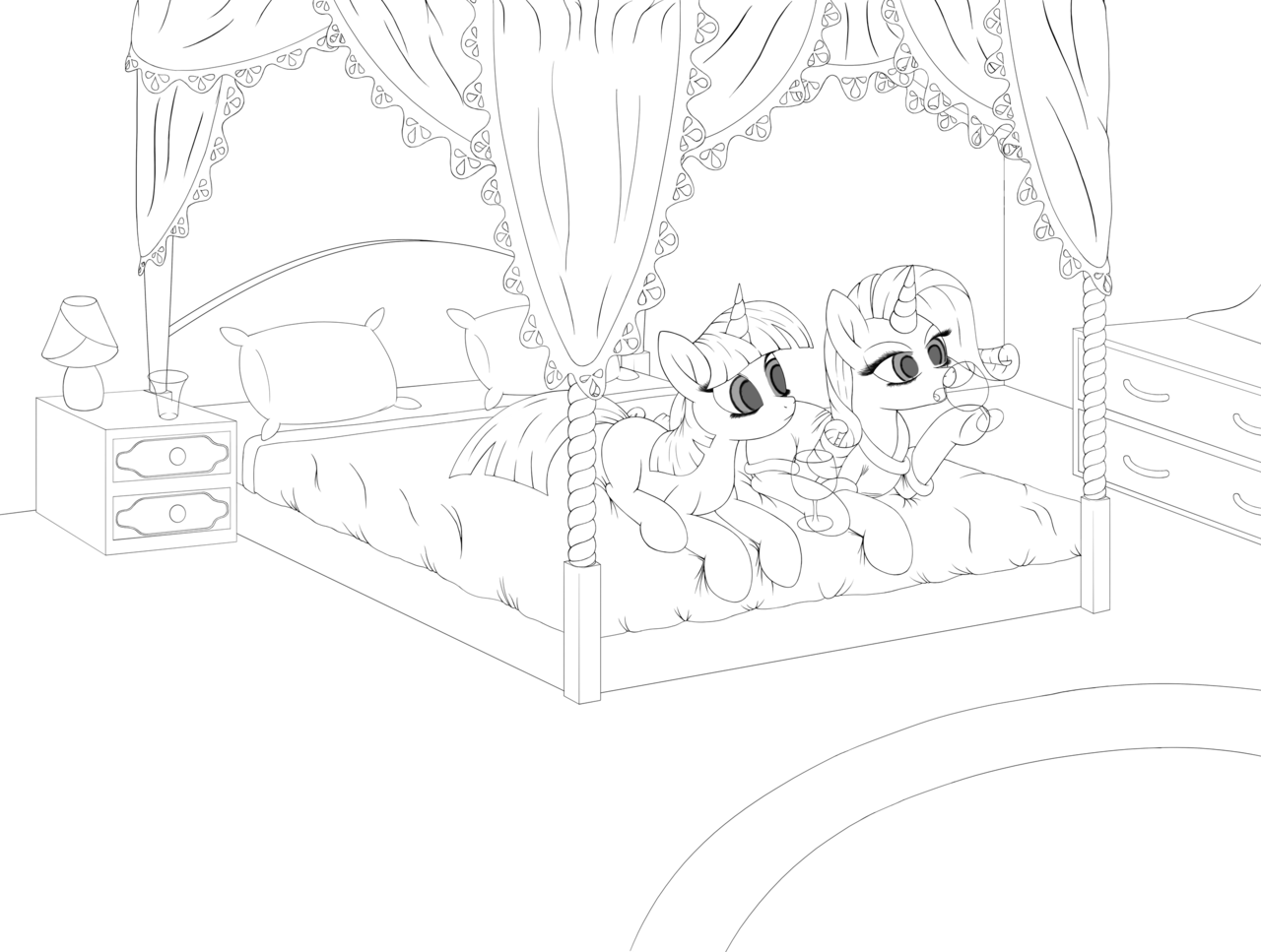 furordraws:  A WIP, uploaded by request. Actually it’s just the lineart, which