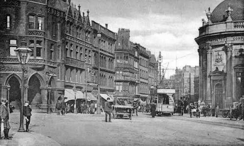 suburbanastronaut:Boar Lane, Leeds, 1906