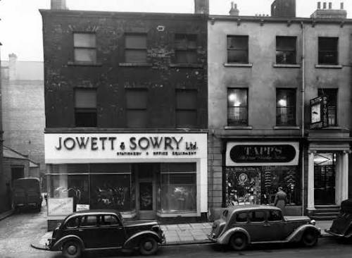 suburbanastronaut:Nos. 5 &amp; 7 King Street, Leeds, 1951