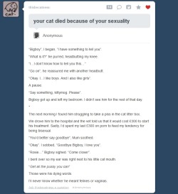 thisbecatness:   properdead:  I needed this on my blog. The best response to anon hate I have ever read.  REMEMBER WHEN 