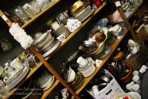 I LOVE a good junk store! This one was PACKED with stuff–inside and out!