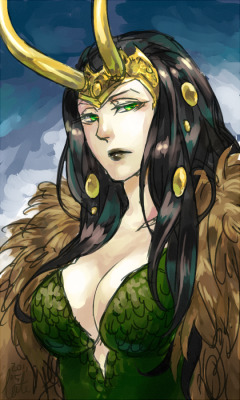 senshiusako:  God of Mischief♀ by 樂天