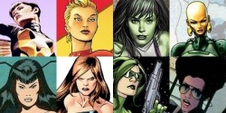 comicsalliance:  Marvel Girls On Film: Are These Your Female Avengers? By Andrew Wheeler with graphics by Dylan Todd With the massive box office success of The Avengers (the film has earned more than one billion dollars at box offices worldwide), Marvel