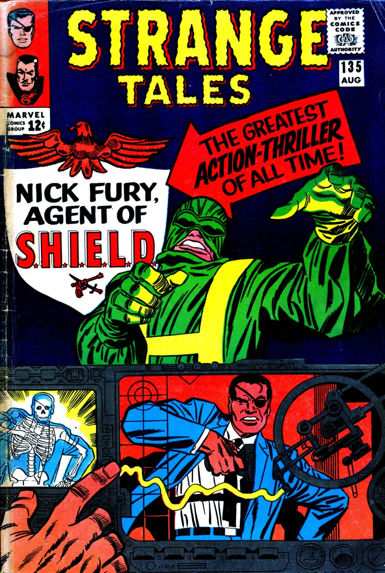 marveluniversecovers:
“ Nick Fury Friday!
Strange Tales #135 (August 1965)
”