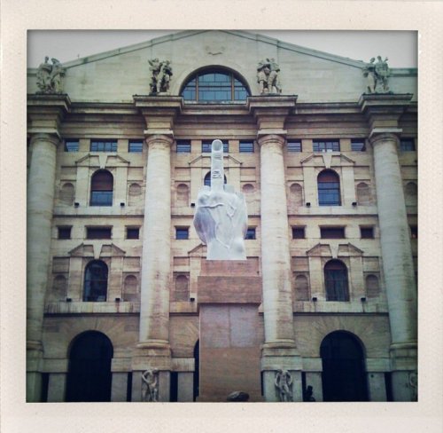 I first saw Maurizio Cattelan&rsquo;s L.O.V.E. in Milan almost two years ago. The controversial monu