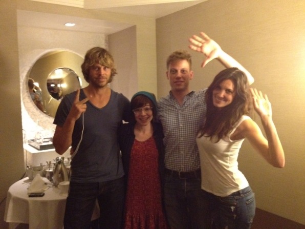 Eric Christian Olsen, Renee Felice Smith, Barrett Foa, and Daniela Ruah gathered in NYC after the NCIS: Los Angeles season finale!