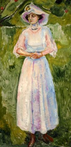 Edvard Munch, Portrait of Irmgard Steinbart, 1913.
Kemper Art Museum