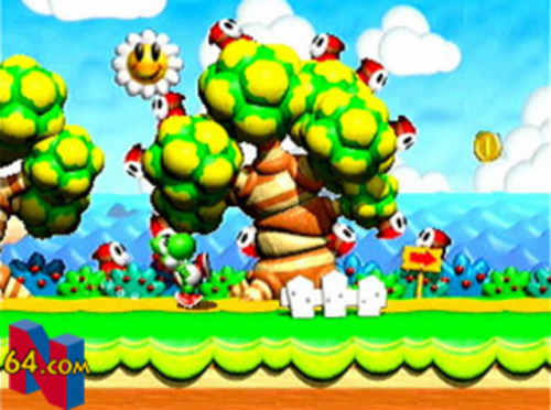 suppermariobroth:  Some really interesting beta images from Yoshi’s story.  Man, I’d love to play Yoshi’s Story again. I haven’t played it since my siblings and I sold our copy, along with a bunch of other N64, SNES, and NES games,
