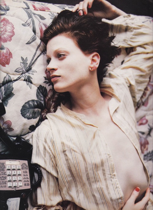 Kristen Mcmenamy by Mario Sorrenti, August 1993