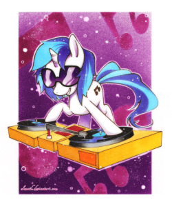 werd10101:  Commission- DJ Pony by *Elenath