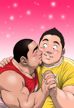 tama-g-men:  Japanese Gay Art Illustrated