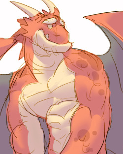 skittlegay:  No new porn cause of Diablo. Here is a bashful dragon. 