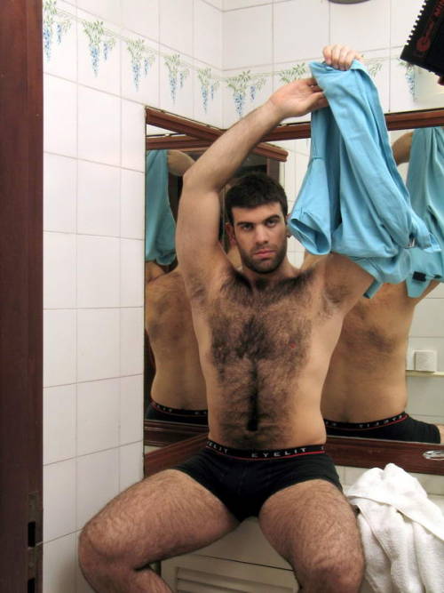throbbit:  We want to marry Ben Dodge and have hot fun with all his hairy bits. In this first of several sets, he looks like he needs a lesson in how to use a bidet.  I’d marry Ben in a heart beat - physically my ideal kind of man.  WOOF