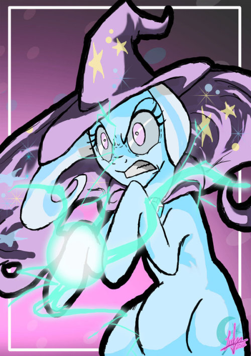 colorgasmfreakbrony:  GREAT AND POWERFUL TRIXIE by *Candys-Killer 