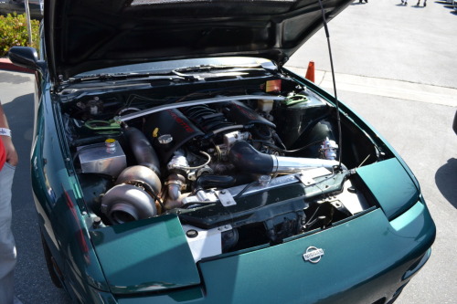 bobwasnothere:  Cleanest Turbo LS setup in a S chassis I have ever seen. I want.