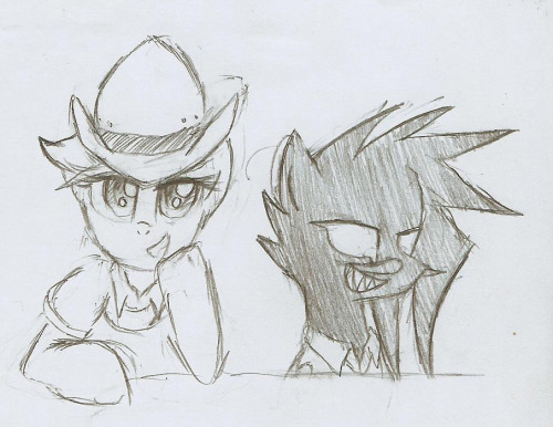 redacesclub:  greenbit5721:  RAC Sketches! I was going for something… western. (Sorry Lavender… I didn’t have a ref for Crimson. 8’c) Feat Tumblrs: Red Aces Club and Coffee Bean  CC: “Hey! Why does Coffee look better than me?!”(OOC: Can’t