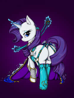 viziasnsfwreblogs:  By Longinius. Sexay Rarity. 