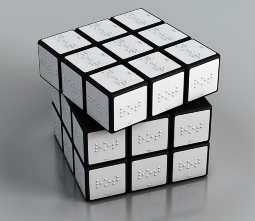 freedomisdead:  Braille Rubix Cube. 