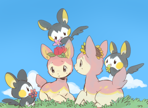 mahoshonen:flowers by ~uutan