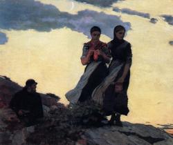 oilpaintinggallery:  Early Evening Artist: Winslow Homer 