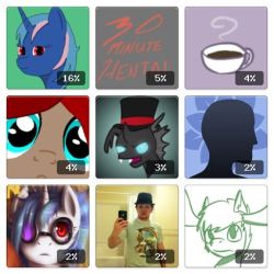 Tumblr Crushes: pondesteranosis 30minchallenge hipster-hooves code-block ask-presto dirtyponydoodles vinylscratchshru disturbedwriter binxyyy 