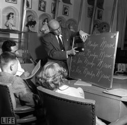 Handwriting Game, 1955.