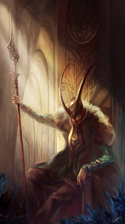 Loki illustration by Pei Han Hsu. June, 2011.