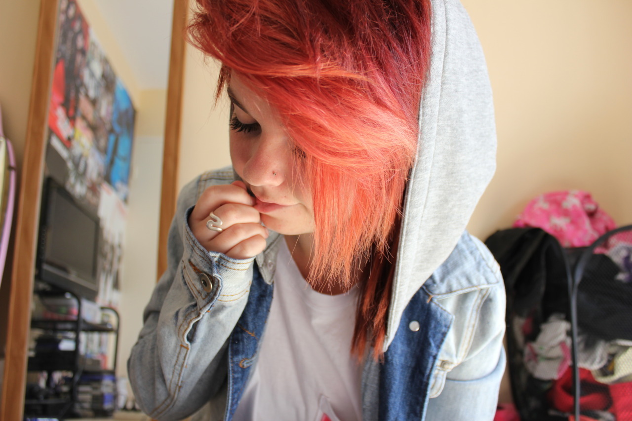 I was drizzle and she was a hurricane.