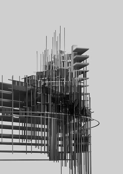 fiore-rosso:  cluster sketch model - paul d nicholls. 