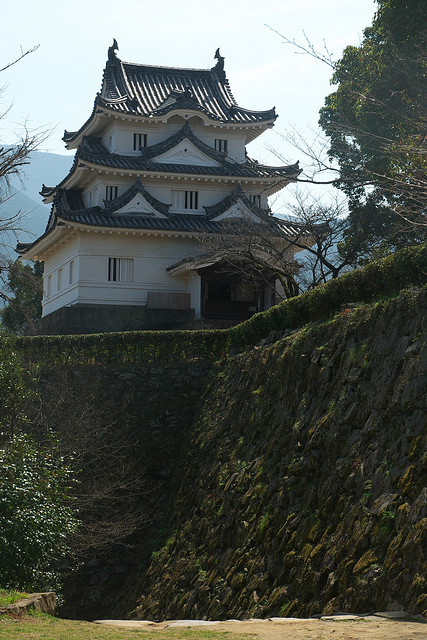 Uwajima Castle in Ehime Prefecture, Japan (by woinary).