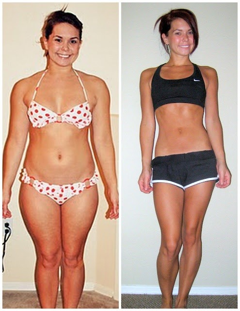 muffintop-less:  Awesome transformation! She is adorable before AND after <3