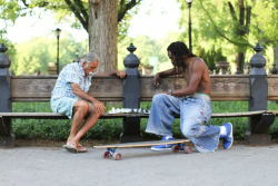 humansofnewyork:  Chess, like soccer, is