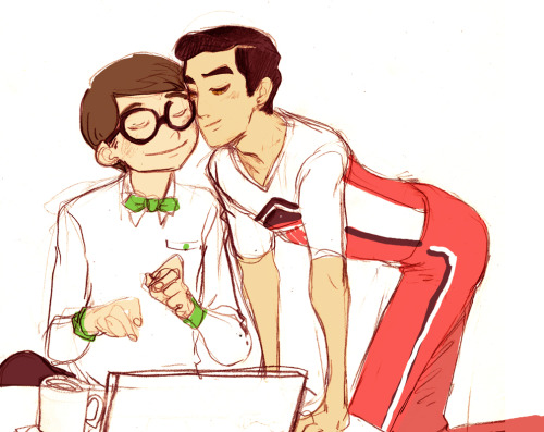 naderegen:wooh nerd!kurt and cheerio!blaine wooh