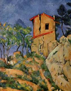 Wasbella102:  (1892-1894) The House With Burst Walls: Paul Cézanne 