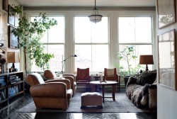 theblackworkshop:  (via Ditte Isager – Photographer)  big windows, indoor living things, SUPER COUCH! I wanna nap on it.