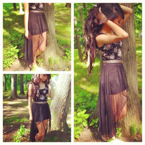 mythoughtsnshiit:#ootd #wiwt #diy #maxiskirts my homemade mesh maxi skirt :) will sell some soon in 