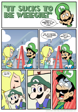 sashikwa:  Sucks to be Luigi: Portrait by