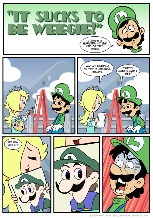 sashikwa:  Sucks to be Luigi: Portrait by adult photos