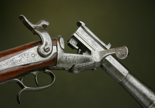 ghost-of-gold:c. 1860-1870 Buenos Aires Pinfire Pistol BlunderbussMassive and very rare blunderbuss 