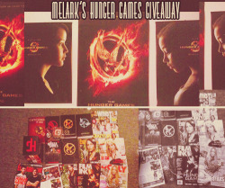 melark:  To celebrate 3,000 followers, I have decided to post my second giveaway! This giveaway includes the following items: 3 x 3 metre long posters of Katniss, Rue and the flaming Mockingjay pin (made of vinyl, hung in cinemas, requires 3 pins to hang)